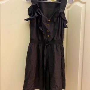 Adorable cinched waist little black dress